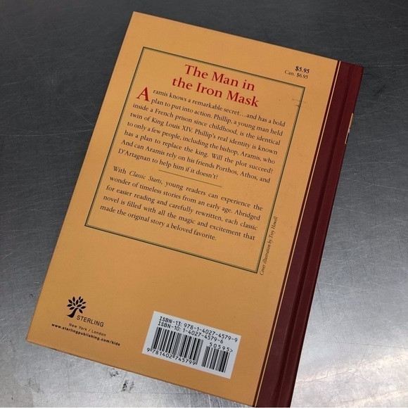 Classic Starts: The Man in the Iron Mask, Hardback book. - Picture 5 of 6